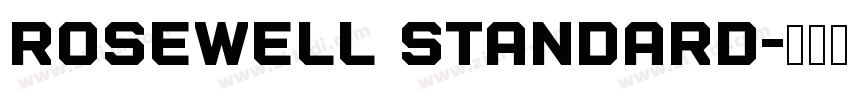 Rosewell Standard字体转换